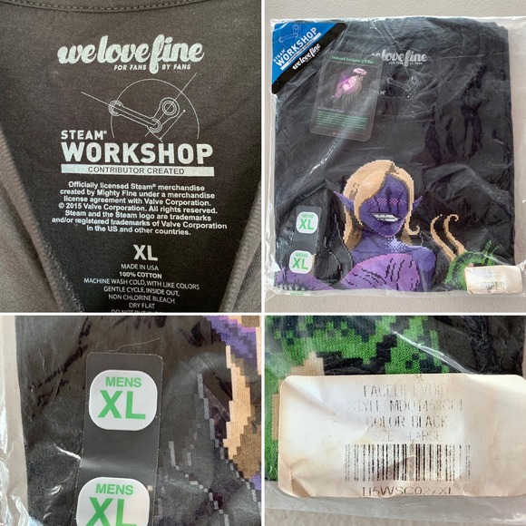 Dota 2 Men's 'Facelift Void' Gaming T-Shirt in Black Size XL - Picture 7 of 7